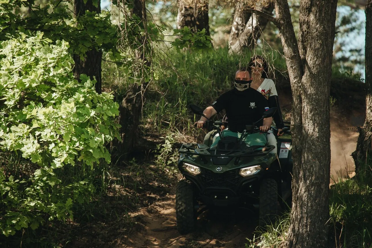 заезд на квадроцикле по лесному маршруту GuardKvadro